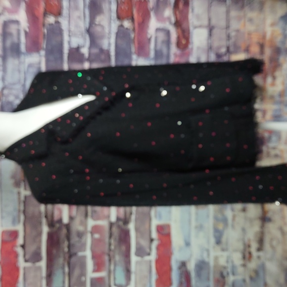 Silkland Nubby Raw Silk Jacket w/Sequin Accents - Picture 3 of 9